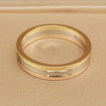 Cartier Vendôme Louis Cartier ring tri-colour gold,wide,62 - Image 6