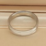 Tiffany & Co. Together Double Milgrain ring, platinum, 60 - Image 3