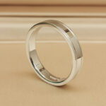 Tiffany & Co. Together Double Milgrain ring, platinum, 50 - Image 4