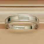 Tiffany & Co. Together Double Milgrain ring, platinum, 50 - Image 6