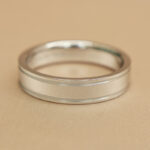Tiffany & Co. Together Double Milgrain ring, platinum, 50 - Image 7