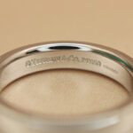 Tiffany & Co. Together Double Milgrain ring, platinum, 50 - Image 8