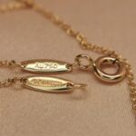 Tiffany & Co. Elsa Peretti necklace 18k yellow gold, diamond - Image 7