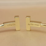 Tiffany & Co. T Wire bracelet 18k yellow gold, Black Onyx, 16 - Image 9