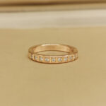 Chopard Ice Cube ring 18k rose gold, half-set diamonds, 48 - Image 2