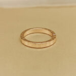 Chopard Ice Cube ring 18k rose gold, half-set diamonds, 48 - Image 4