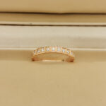 Chopard Ice Cube ring 18k rose gold, half-set diamonds, 48 - Image 6