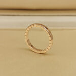 Chopard Ice Cube ring 18k rose gold, half-set diamonds, 48 - Image 7