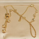 Bvlgari B.zero1 necklace 18k yellow gold, diamond - Image 5