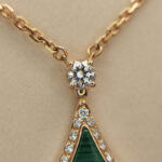 Bvlgari Divas' Dream necklace 18k rose gold, malachite, diamond - Image 6