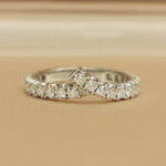 Harry Winston ring platinum, diamond, 48 - Image 2