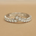 Harry Winston ring platinum, diamond, 48 - Image 3