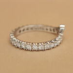 Harry Winston ring platinum, diamond, 48 - Image 7