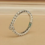 Harry Winston ring platinum, diamond, 48 - Image 8