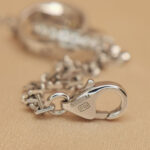 Cartier bracelet 18k white gold, double ring, 16-18 cm (June 25) - Image 8