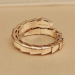 Bvlgari Serpenti Viper ring 18k rose gold, Diamond, M (51-53) - Image 4