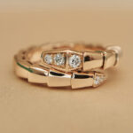 Bvlgari Serpenti Viper ring 18k rose gold, Diamond, M (51-53) - Image 6