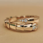 Bvlgari Serpenti Viper ring 18k rose gold, Diamond, M (51-53) - Image 9