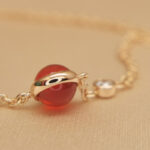 Piaget Possession bracelet 18k rose gold, diamond, carnelian, 18 - Image 3