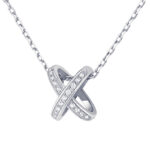 Chaumet Jeux de Liens necklace 18k white gold, diamonds
