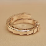 Bvlgari Serpenti Viper ring 18k rose gold, Diamond, M (51-53) - Image 6