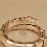 Bvlgari Serpenti Viper ring 18k rose gold, Diamond, M (51-53) - Image 8