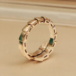 Bvlgari Serpenti Viper ring 18k rose gold, Diamond, M (51-53) - Image 9