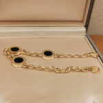 Bvlgari Bvlgari bracelet 18k yellow gold, mother-of-pearl Onyx(Dec 25) - Image 5