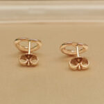 Tiffany Elsa Peretti® open heart stud earrings 18k rose gold - Image 8