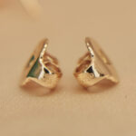 Tiffany Elsa Peretti® open heart stud earrings 18k rose gold - Image 5