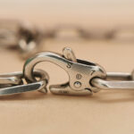 Cartier Santos necklace 18k white gold,pendant18k yellow gold - Image 7