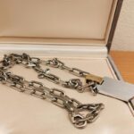 Cartier Santos necklace 18k white gold,pendant18k yellow gold - Image 9