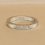 Cartier Maillon Panthère ring 18k white gold, 4 diamond, 49 - Image 2