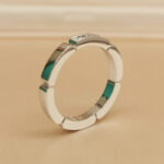 Cartier Maillon Panthère ring 18k white gold, 4 diamond, 49 - Image 5