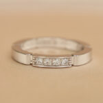 Cartier Maillon Panthère ring 18k white gold, 4 diamond, 49 - Image 7