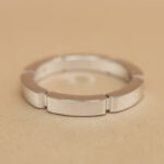 Cartier Maillon Panthère ring 18k white gold, 4 diamond, 49 - Image 8