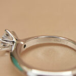 Tiffany & Co. engagement ring, platinum, classic six claw, 9 - Image 7