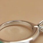 Tiffany & Co. engagement ring, platinum, classic six claw, 9 - Image 8
