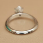 Tiffany & Co. engagement ring, platinum, classic six claw, 9 - Image 9