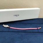 Fred Force10 bracelet rose gold Lge diam whte ceramic,pink,15 - Image 5