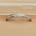 Cartier Wedding ring platinum, diamond, 51 - Image 2