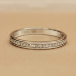 Cartier Wedding ring platinum, diamond, 51 - Image 4
