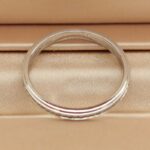 Cartier Wedding ring platinum, diamond, 51 - Image 5