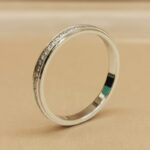 Cartier Wedding ring platinum, diamond, 51 - Image 7