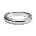 Harry Winston Wedding Ring Platinum Bead Edge, 57