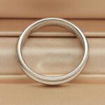 Harry Winston Wedding Ring Platinum Bead Edge, 57 - Image 3