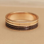 Boucheron Quatre Classique ring rose gold, Brown, large, 65 - Image 2