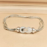 Fred Chance Infinie med bracelet white gold,3 chain,diam,16 - Image 2
