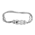 Fred Chance Infinie med bracelet white gold,3 chain,diam,16