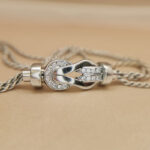 Fred Chance Infinie med bracelet white gold,3 chain,diam,16 - Image 6